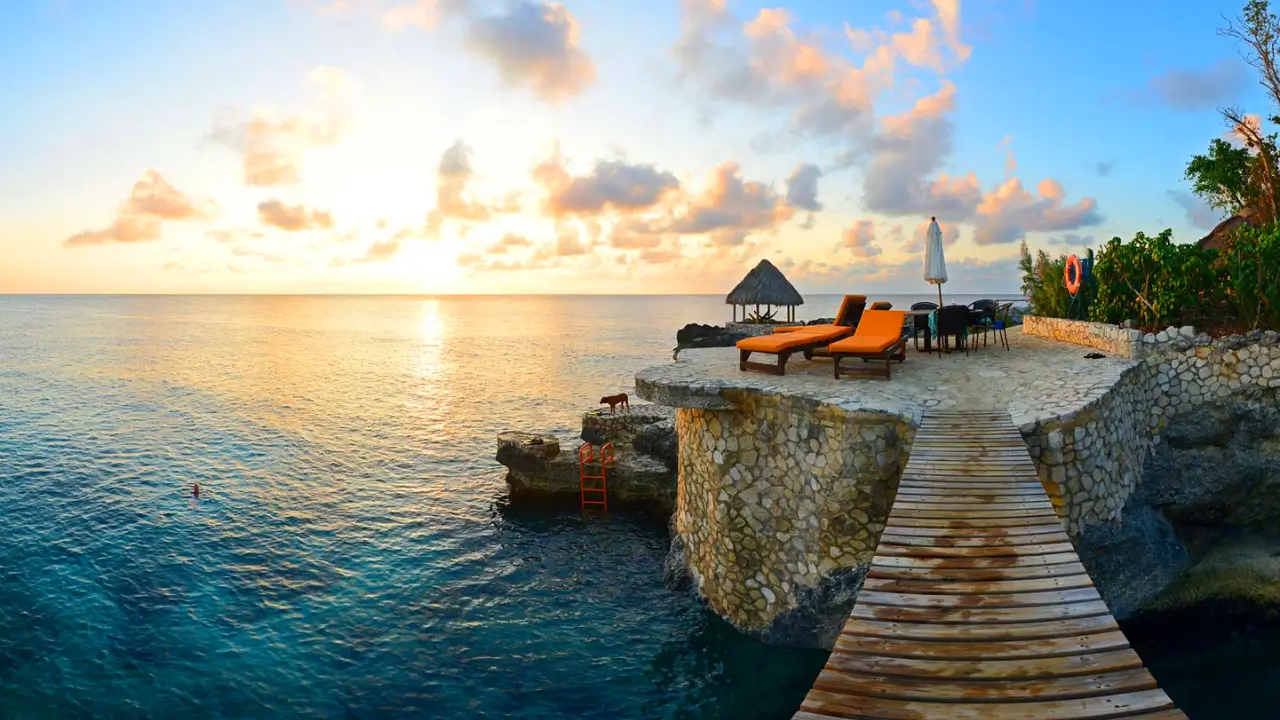 Tension Pen (Negril) view at the time of Sunset