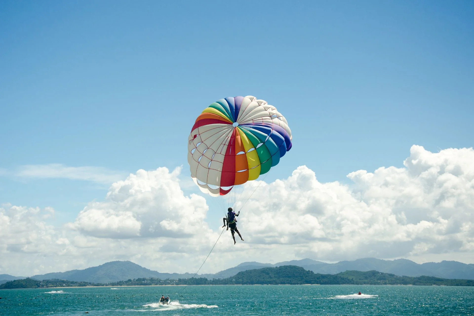 Parasailing in Jamaica