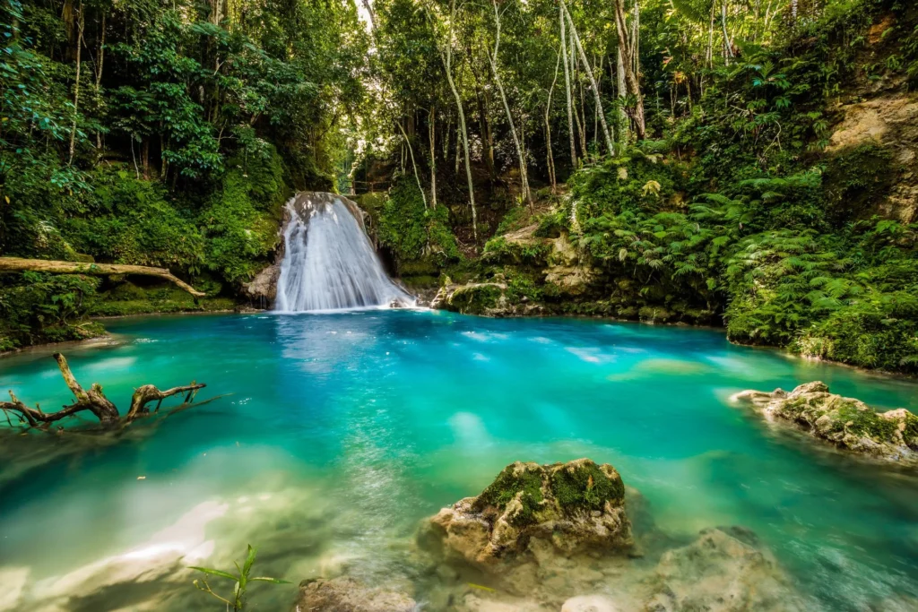 Experience Blue Hole, Ocho Rios, Jamaica with Unique tours Jamaica