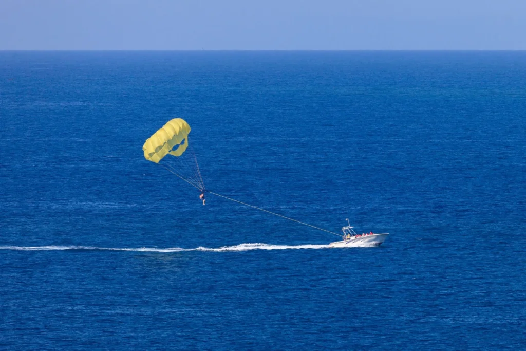 Inclusions and Exclusions for Parasailing in Jamaica